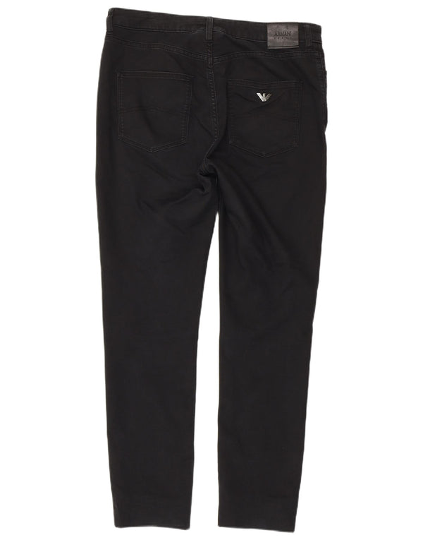 Blugi skinny de dama ARMANI W30 L27 bumbac negru