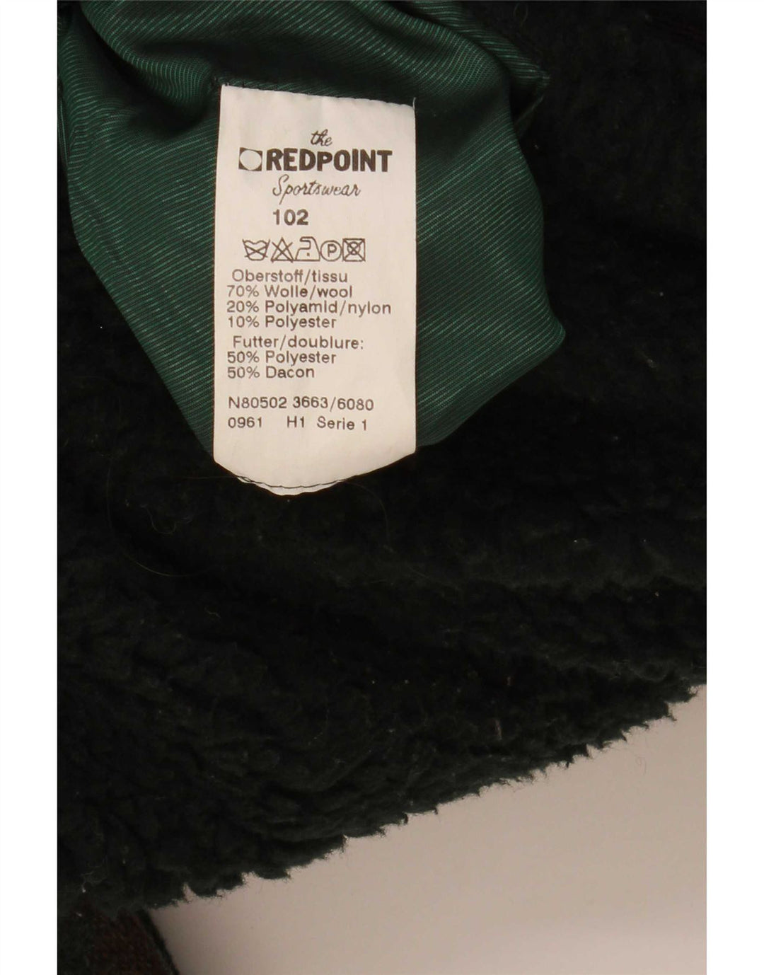 Blancă pentru bărbați Redpoint UK 42 XL Lână geometrică verde
