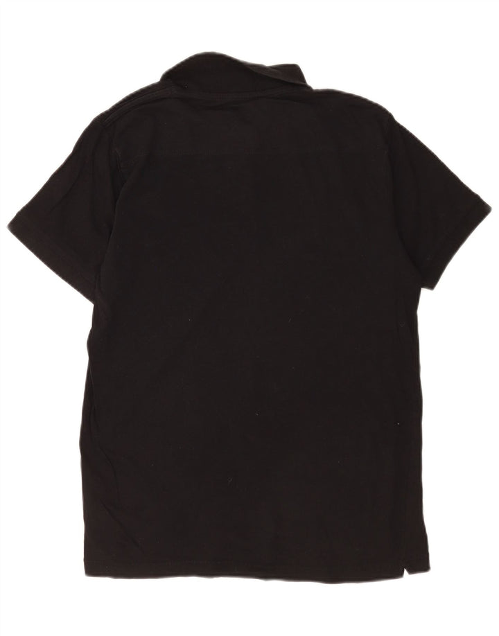 Tricou polo pentru bărbați French Connection, bumbac mediu negru