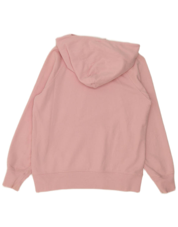 Levi's Pulover supradimensionat cu glugă cu grafic pentru femei UK 6 XS Bumbac roz