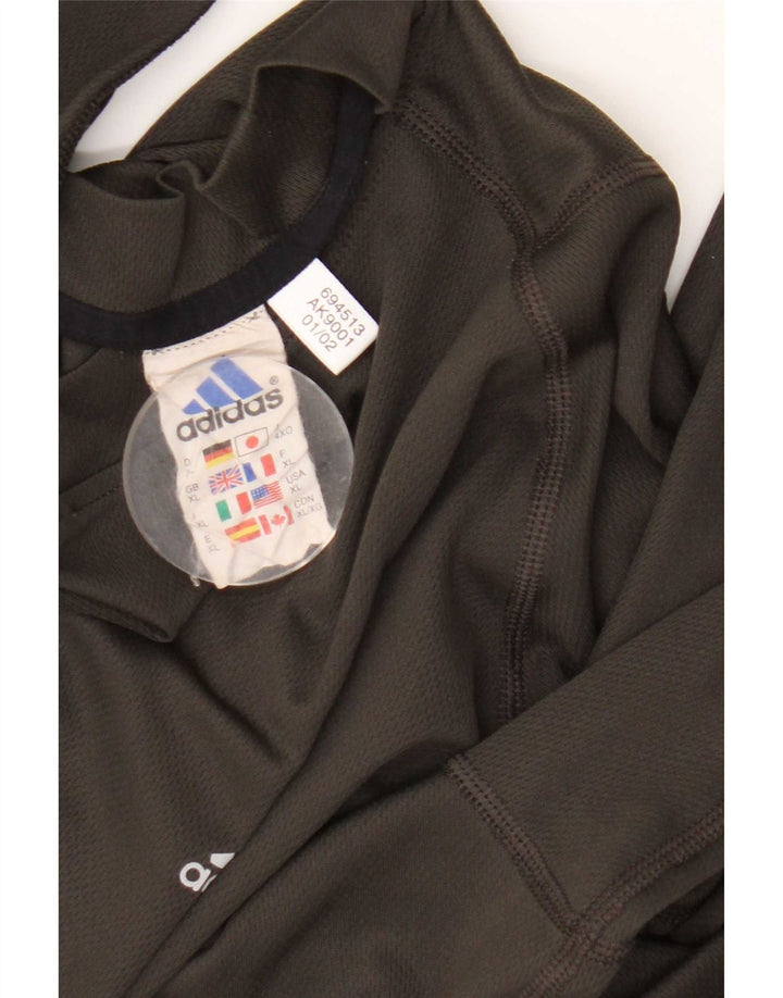 Adidas pentru bărbați Top cu mânecă lungă XL Kaki Poliester