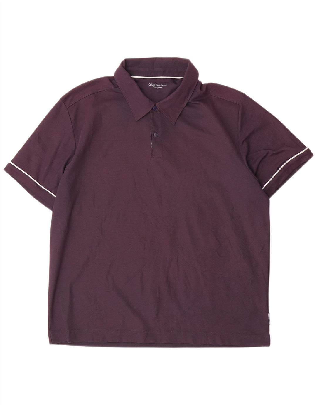 Cămașă polo pentru bărbați Calvin Klein Jeans XL Bleumarin Poliester