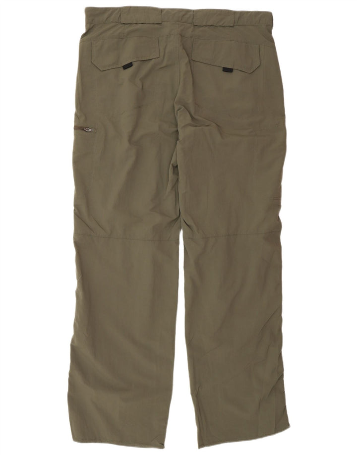 Pantaloni cargo drepți pentru bărbați Eddie Bauer L36 L34 Kaki Poliester