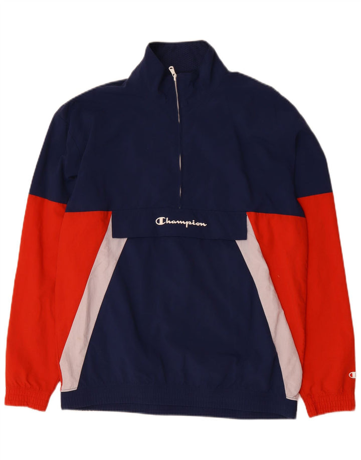 Jachetă Anorak pentru bărbați Champion UK 38 Medium Bleumarin Poliamidă color bloc