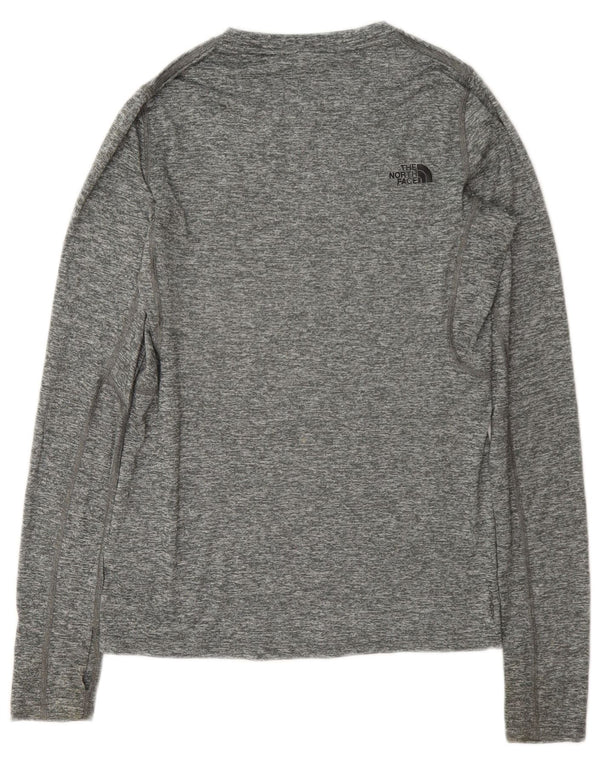 Top pentru femei The North Face cu mânecă lungă UK 6 XS, poliester cu pături gri