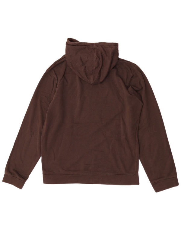 Jack & Jones Pulover cu glugă grafic pentru bărbați XL, bumbac maro