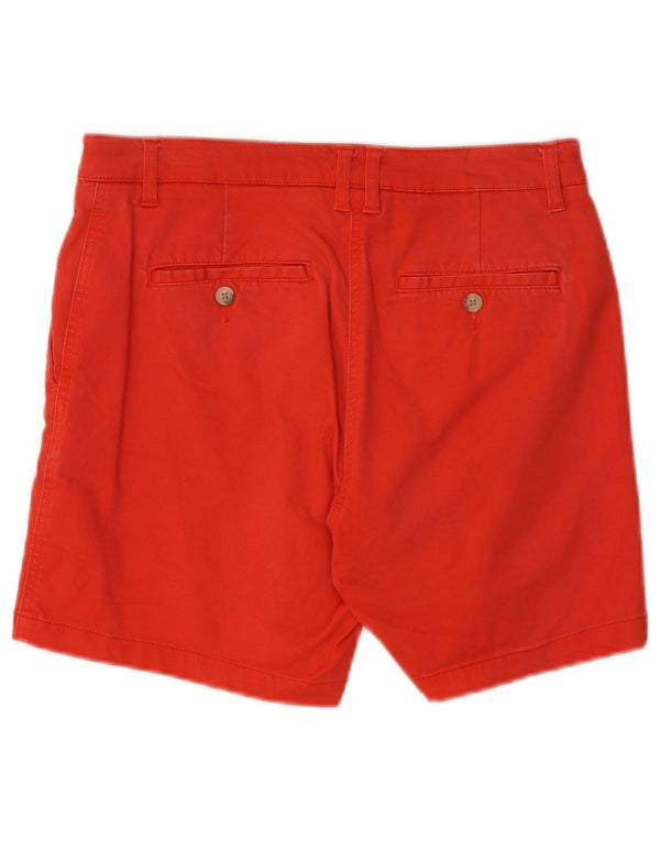 Pantaloni scurți chino Joules pentru femei UK 10 Small W30 Bumbac roșu