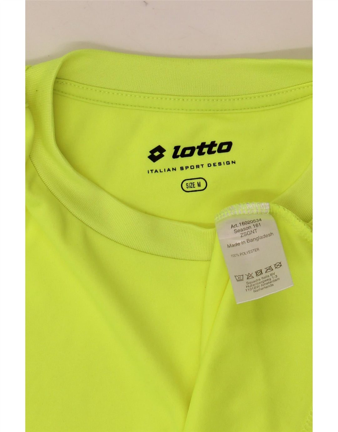 Tricou Bărbați Lotto Top Medium Verde Poliester