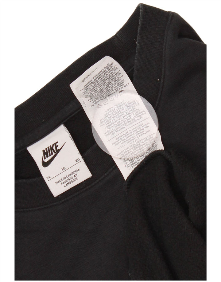 Hanorac grafic pentru bărbați Nike Jumper XL bumbac negru