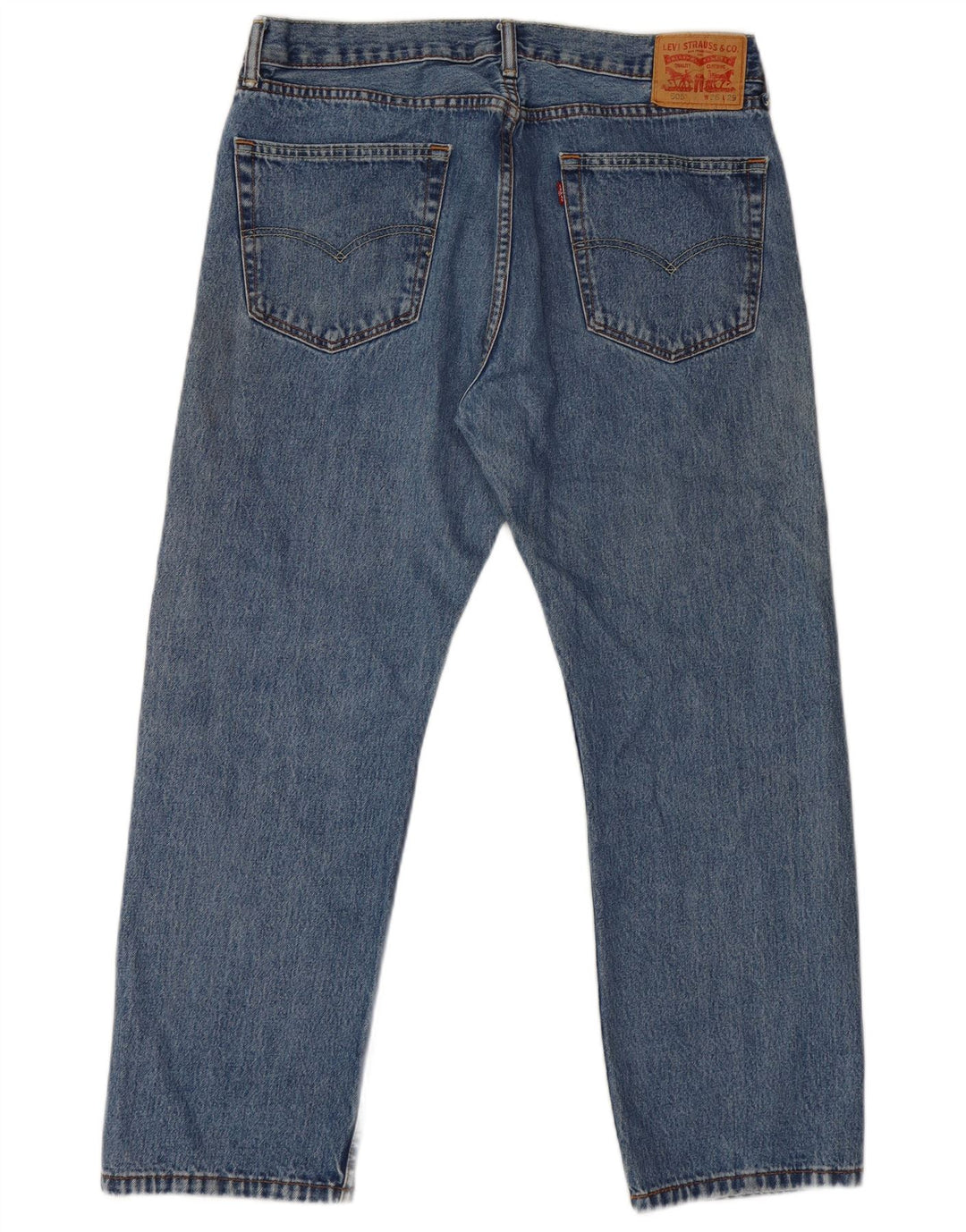Blugi drepti pentru bărbați Levi's 505 W36 L29 Bumbac albastru
