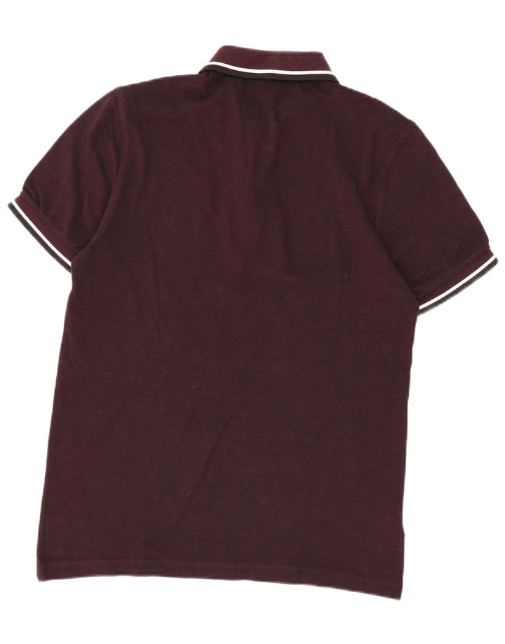 Cămașă polo Fred Perry pentru bărbați, bumbac maro mediu