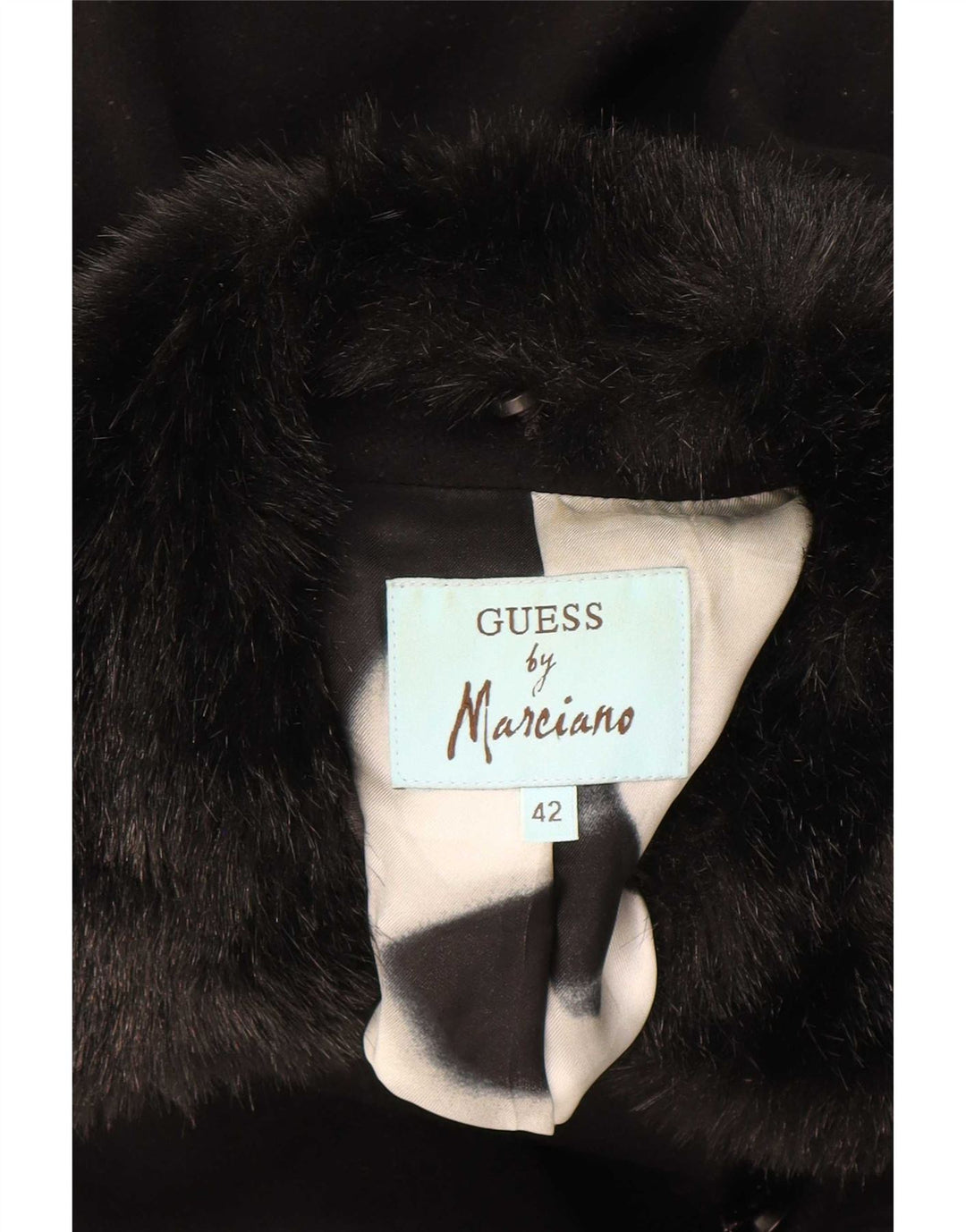 Palton dublu pentru femei Guess By Marciano IT 42 Lână neagră medie