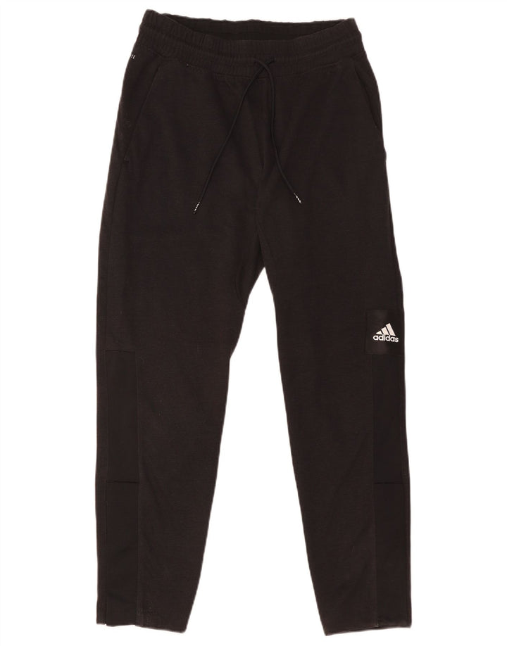 Pantaloni de trening Adidas Climalite pentru bărbați Joggeri poliester mediu negru