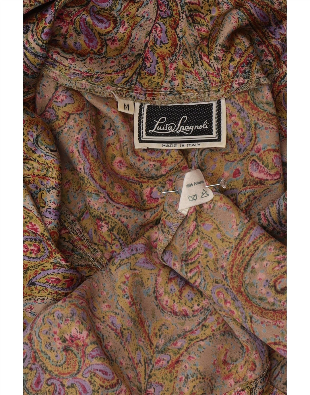 Bluză cămașă pentru femei Luisa Spagnoli UK 14 Medium Multicolor Paisley