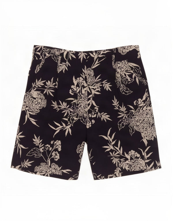 Pantaloni scurți chino pentru femei Marks & Spencer UK 14 Large W32 Bleumarin Floral