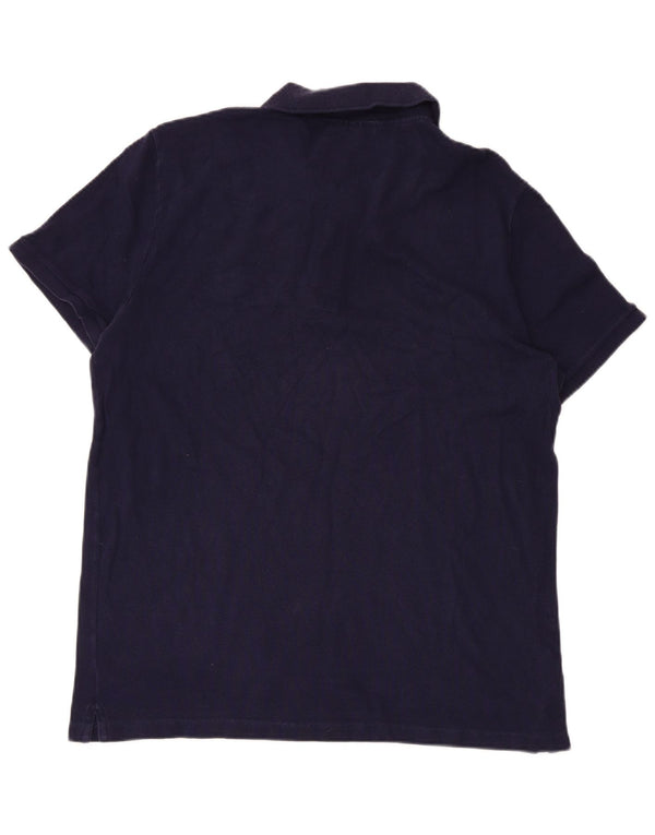 Tricou polo pentru bărbați LACOSTE Slim Fit Mărimea 6 XL Bumbac bleumarin