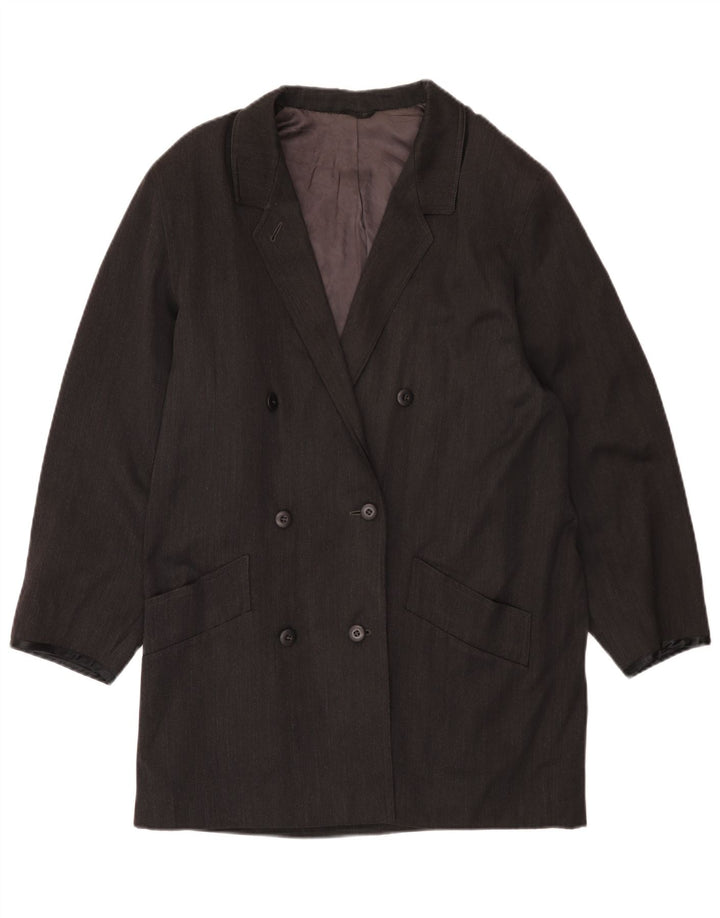 Palton dublu pentru femei Sportmax UK 14, gri mediu