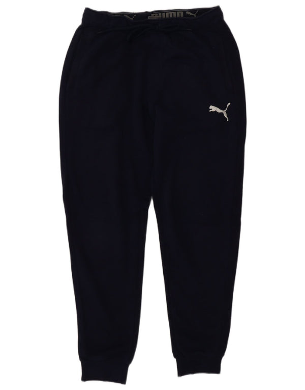 Pantaloni de trening Puma pentru bărbați Pantaloni de jogging mici Bumbac bleumarin