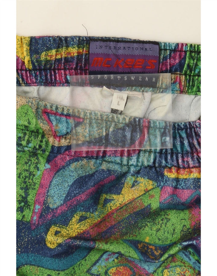 Pantaloni scurți de înot pentru bărbați MC Kee, mari, multicolori, geometrici