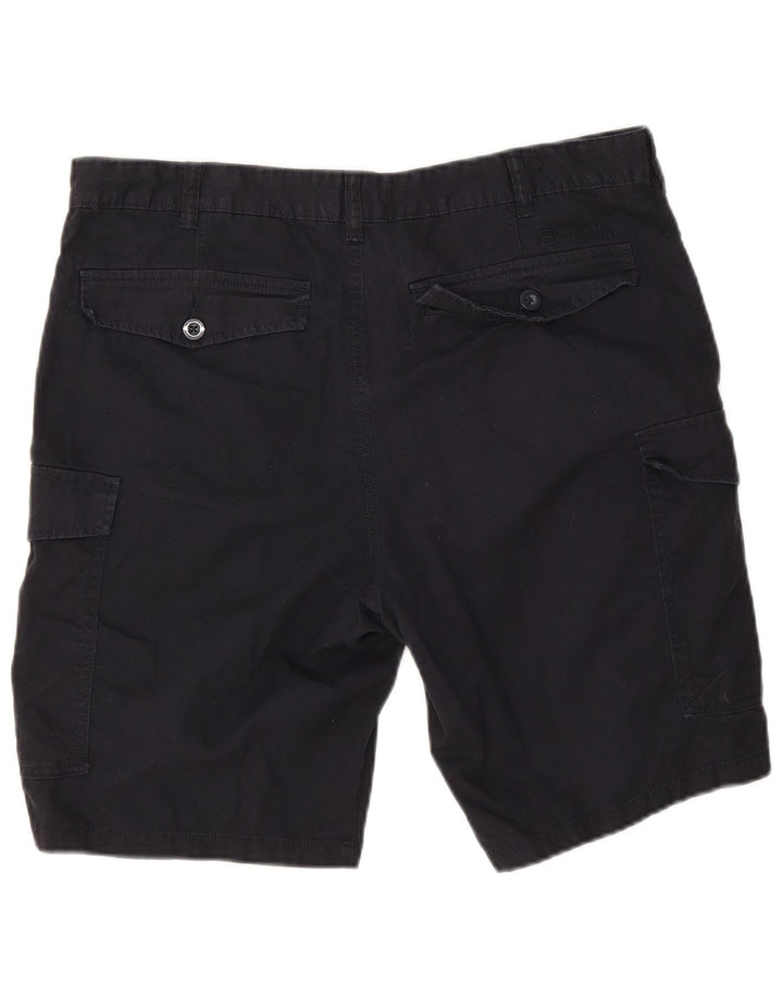 Pantaloni scurți cargo pentru bărbați Mountain Warehouse W36, mari, albastru, bumbac