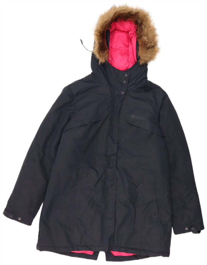 Jachetă parka cu glugă pentru femei MOUNTAIN WAREHOUSE UK 14 mare bleumarin