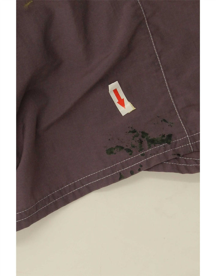 Pantaloni scurți de înot cu grafică Fila pentru bărbați, mari, gri, poliamidă color bloc