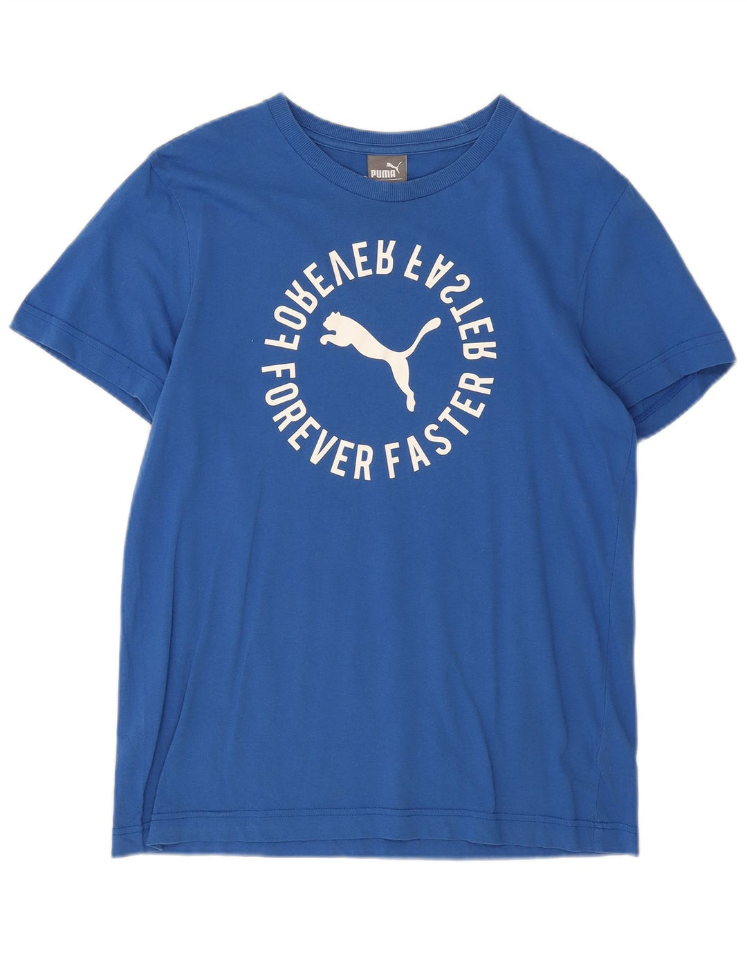 Tricou grafic Puma pentru bărbați Top mare, albastru, bumbac