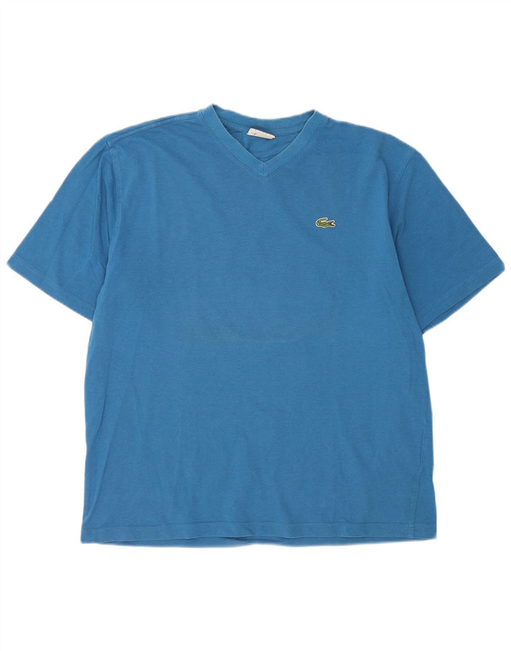Tricou Lacoste Bărbați Top Marimea 5 Mare Bumbac Albastru