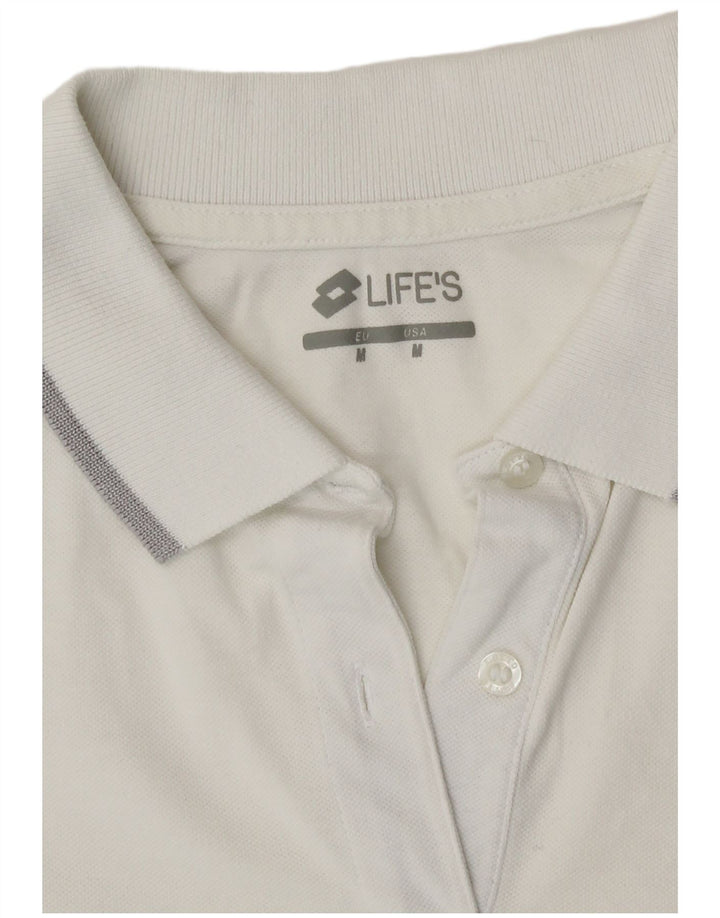 Tricou polo pentru femei Lotto UK 14 Medium White