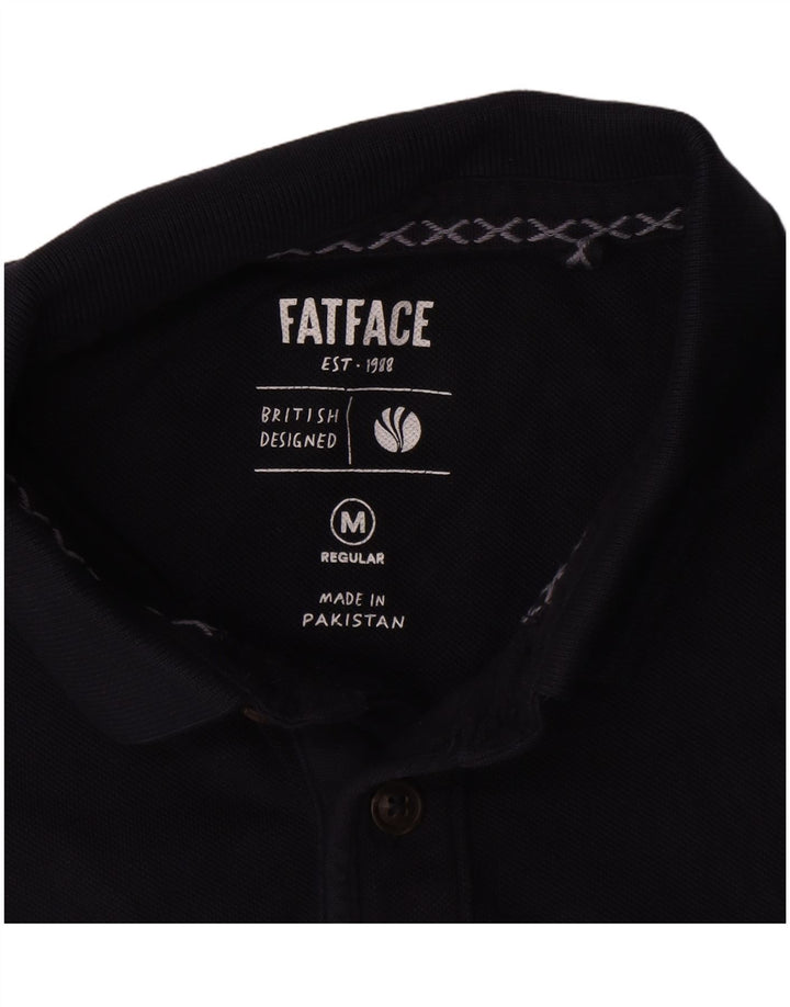 Tricou polo obișnuit pentru bărbați Fat Face, bumbac albastru bleumarin mediu