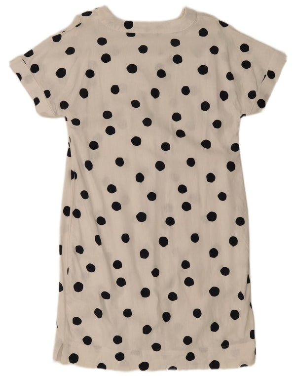 Rochie A-Line pentru femei Marks & Spencer UK 14 Medium White Polka Dot In
