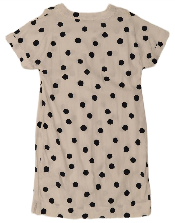 Rochie A-Line pentru femei Marks & Spencer UK 14 Medium White Polka Dot In