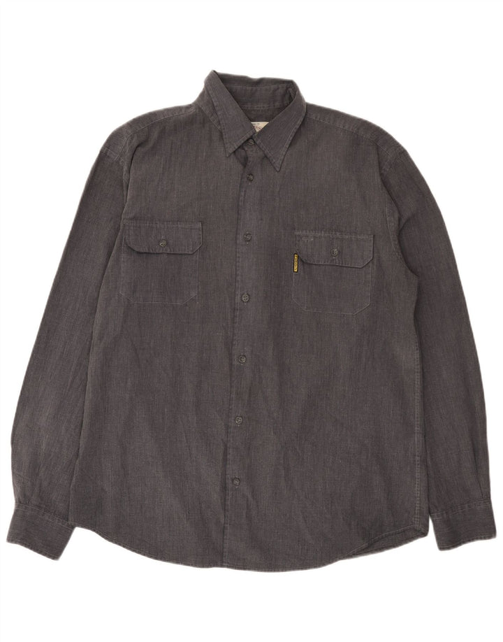 Cămașă pentru bărbați Armani Jeans XL poliester gri