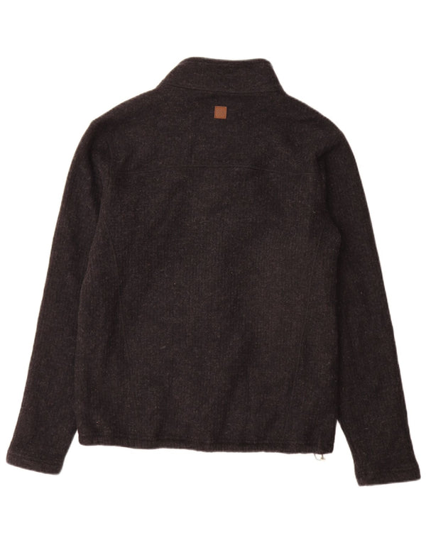 Cardigan Vintage pentru bărbați, poliester, gri mediu