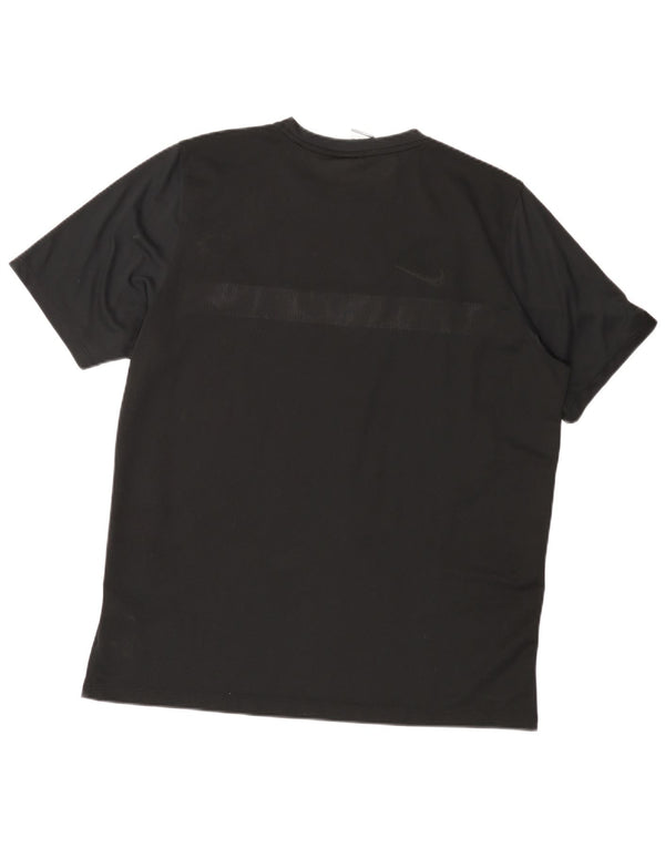 Tricou pentru bărbați Nike Dri Fit Top 2XL, negru, poliester color bloc