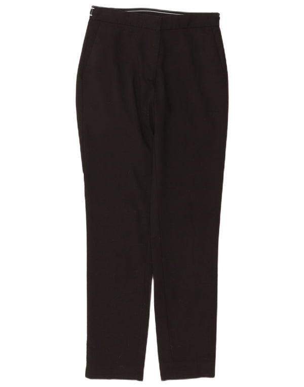 Pantaloni chino slim pentru femei ZARA Mici L26 L27 Bumbac negru