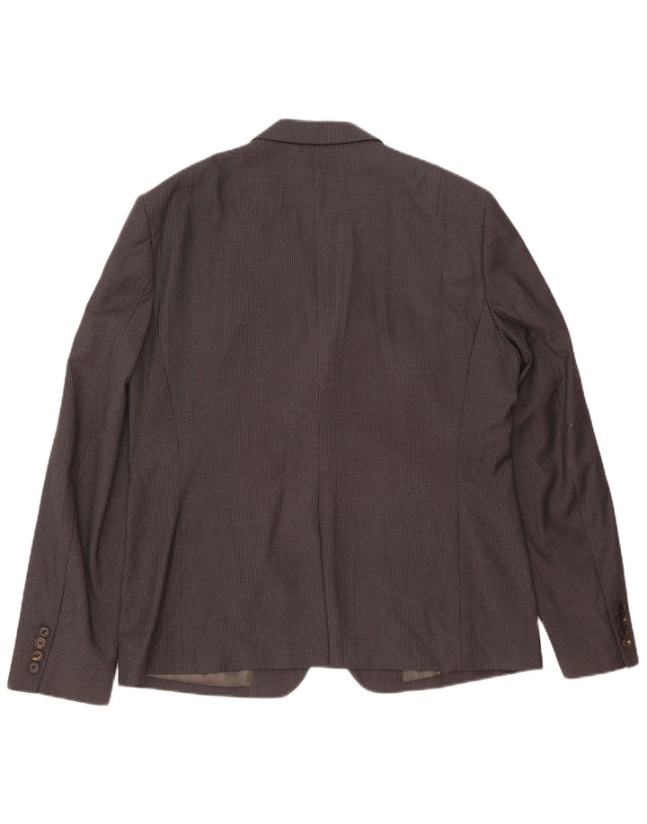 Jachetă pentru bărbați All Saints cu 2 nasturi, UK 42 XL, gri cu dungi