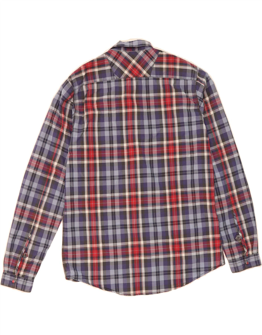 BEN SHERMAN Mens Shirt Large Multicoloured Check Cotton Vintage Ben Sherman and Second-Hand Ben Sherman from Messina Hembry 