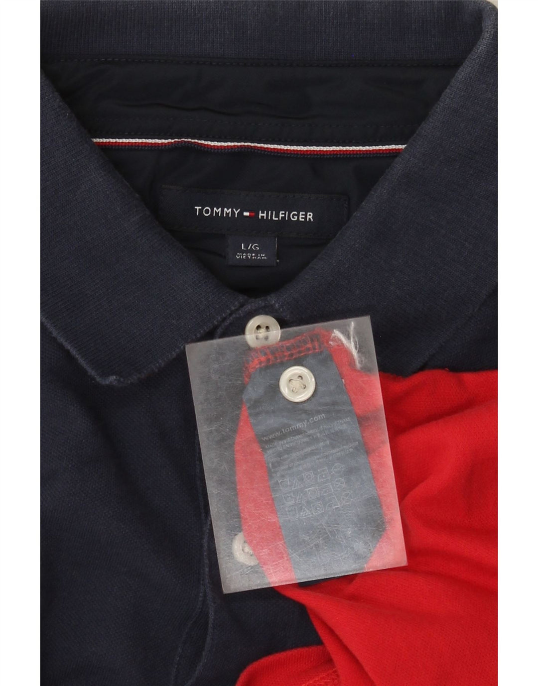 Tricou polo Tommy Hilfiger pentru bărbați, mare, multicolor, din bumbac