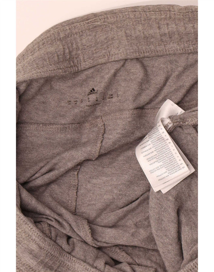 Pantaloni scurți de sport grafic Adidas pentru bărbați, bumbac cu pete gri medii