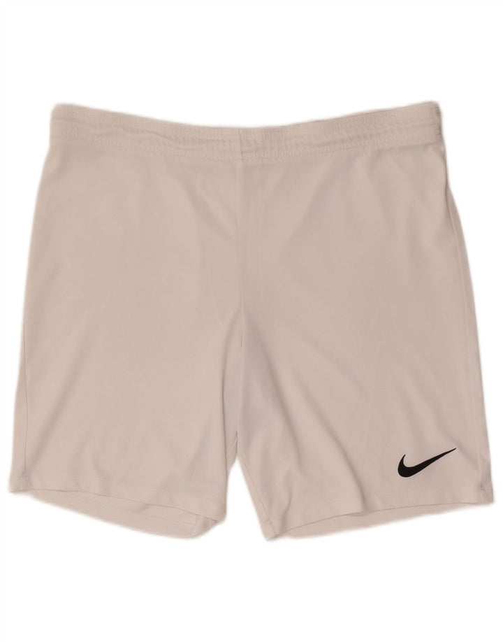 Pantaloni scurți sport Nike Dri Fit pentru bărbați, mari, alb