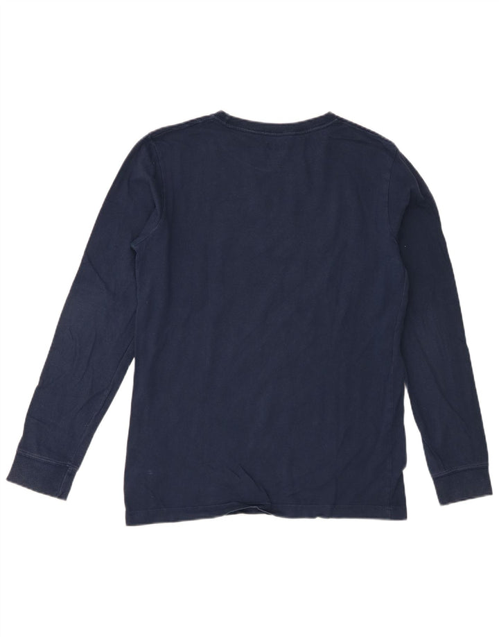 Bluză cu grafică Levi's pentru băieți, cu mânecă lungă, 15-16 ani, bumbac, albastru bleumarin