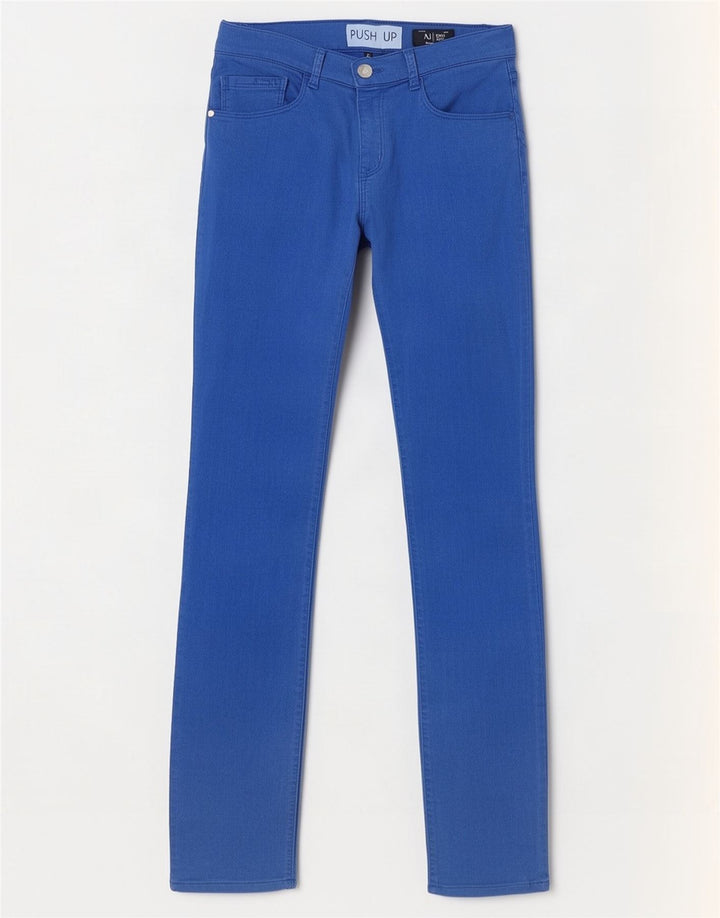 Armani Jeans Blugi Push Up Slim W24 L28 Albastru Modal