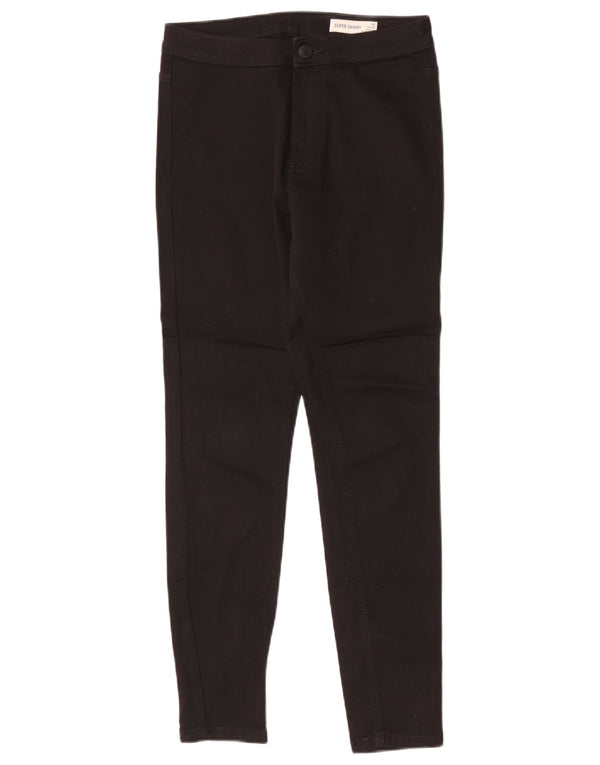 Pantaloni casual pentru femei Marks & Spencer UK 10 Small W26 L27 Negru