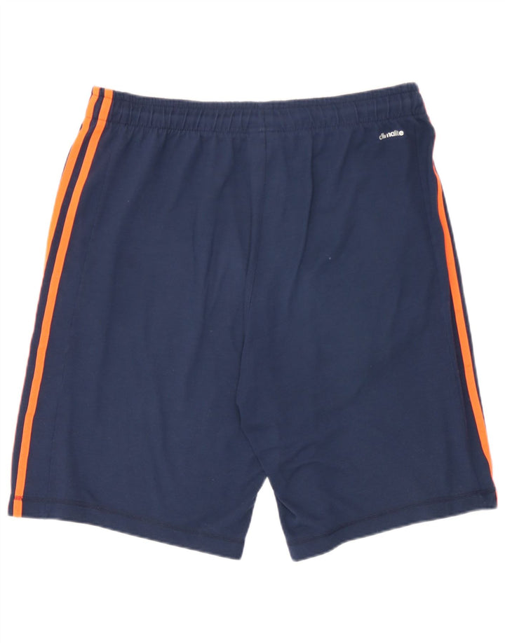 Pantaloni scurți sport adidas Climalite pentru bărbați, poliester mediu albastru