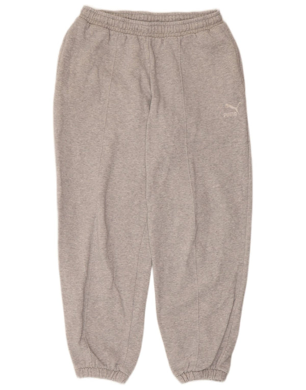 Pantaloni de trening Puma pentru femei Joggeri UK 10 Bumbac gri mic