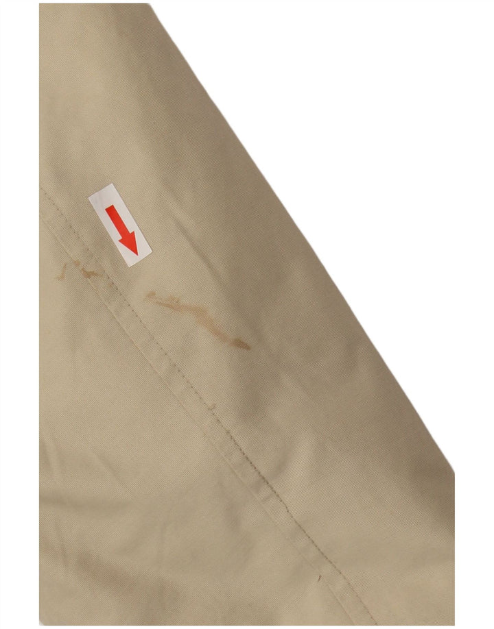 Palton căptușit cu glugă Woolrich pentru femei UK 14 Medium Off White