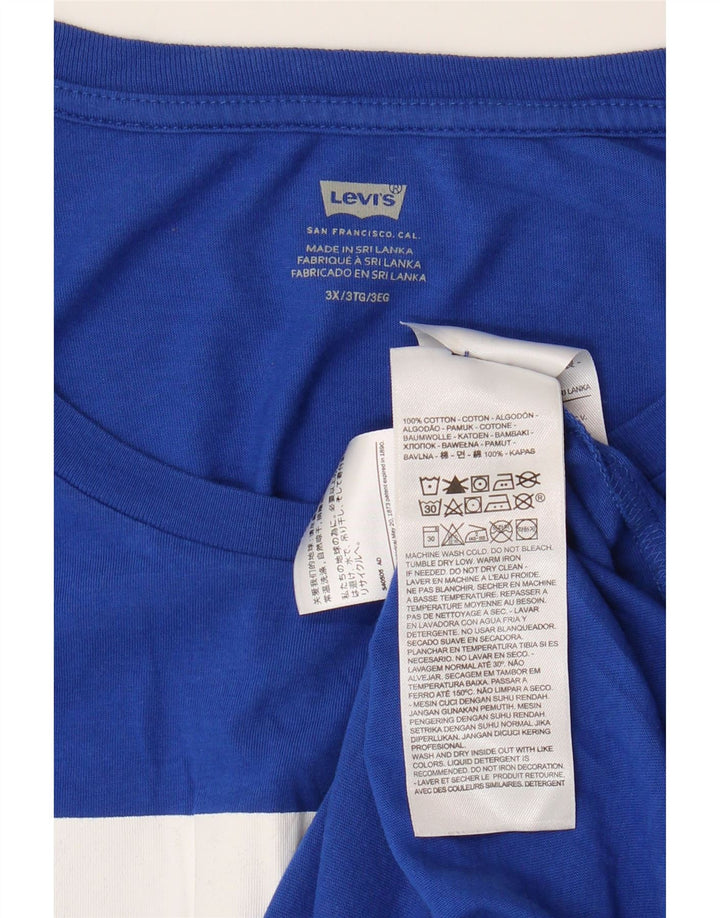 Tricou grafic pentru bărbați Levi's Top 3XL Bumbac albastru