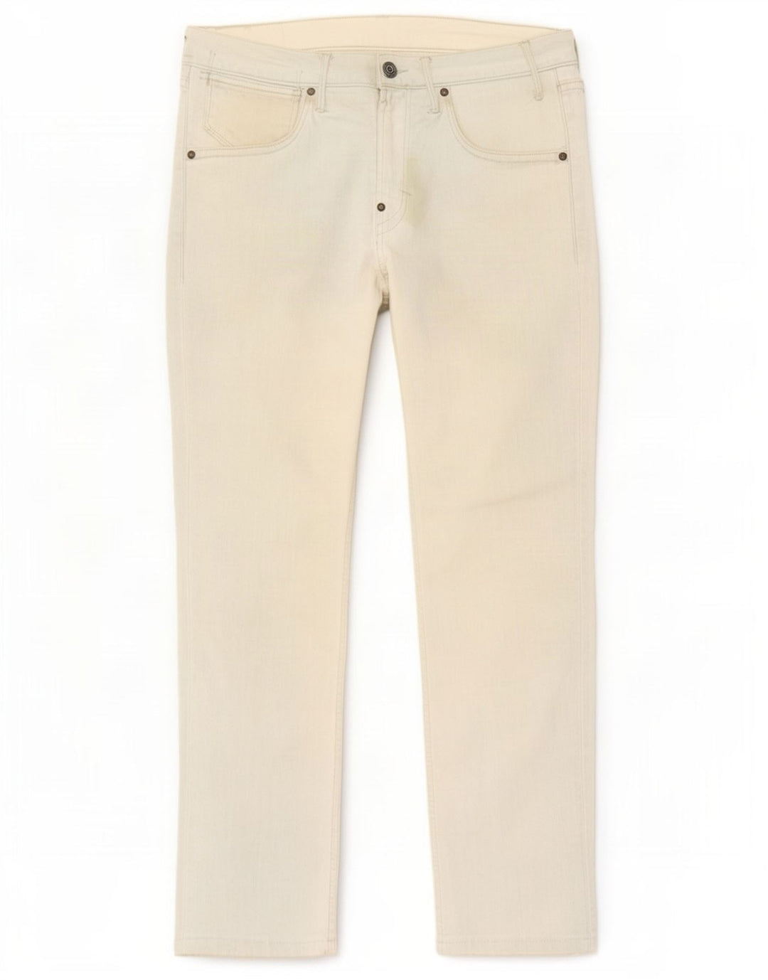 Blugi drepti pentru femei Levi's W30 L27 alb