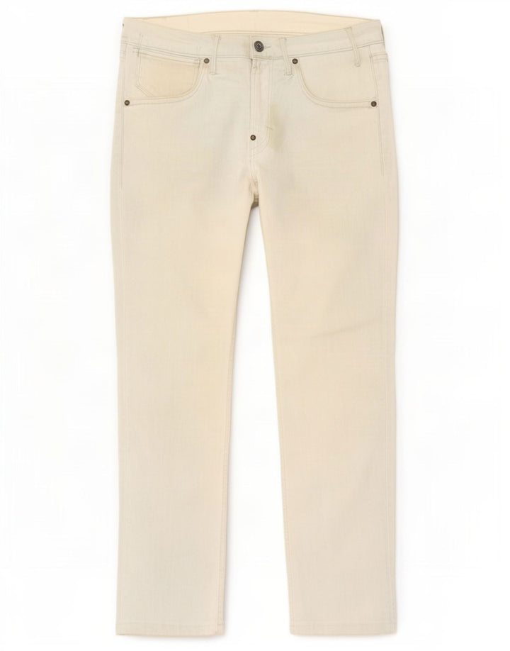 Blugi drepti pentru femei Levi's W30 L27 alb